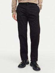 Jack & Jones Chinosy Kane 12268490 Czarny Regular Fit. Czarne eleganckie spodnie męskie Jack & Jones, bez wzorów, z bawełny. Za 179.99 zł.