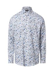 Finshley & Harding koszula non-iron Mężczyźni Modern Fit Bawełna biały|niebieski|wielokolorowy, 44. Białe koszule męskie Finshley & Harding, m, bez wzorów, z bawełny, biznesowe, bez kołnierzyka, bez ramiączek. Za 199.95 zł.