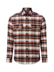 Nils Sundström koszula casual Mężczyźni Regular Fit Bawełna niebieski|czerwony|wielokolorowy, XL. Czerwone koszule męskie Nils Sundström, m, bez wzorów, z bawełny, casualowe, bez kołnierzyka, bez ramiączek. Za 229.95 zł.