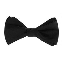 Jedwabna Mucha Wiązana - His Story - Czarna. Czarne krawaty i muchy His Story, z aplikacjami, z jedwabiu, eleganckie. Za 99.00 zł.