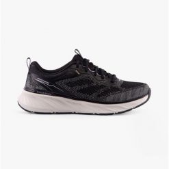 Buty damskie SKECHERS Edgeride Power Flow. Czarne obuwie sportowe damskie Skechers, bez wzorów, bez zapięcia. Za 269.99 zł.