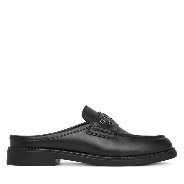 Klapki Sergio Bardi. Czarne klapki damskie Sergio Bardi, bez wzorów, bez obcasa, bez zapięcia. Za 249.99 zł.