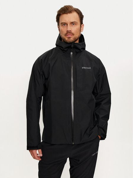 Marmot Kurtka outdoor Waypoint M15780 Czarny Regular Fit. Czarne kurtki sportowe męskie Marmot, m, bez wzorów, z syntetyku, bez kaptura, outdoorowe. Za 1,259.00 zł.