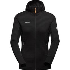 Bluza trekkingowa damska Mammut Taiss Light ML Hooded Jacket. Niebieskie bluzy damskie Mammut, xs, bez wzorów, bez ramiączek, bez kaptura. Za 689.99 zł.