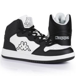 Buty męskie sportowe wysokie Kappa. Białe buty sportowe męskie Kappa, bez wzorów, bez zapięcia. W wyprzedaży za 149.00 zł.
