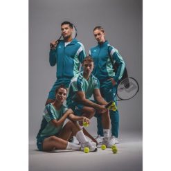 Kurtka treningowa Erima Celebrate 125 z kapturem, wielokolorowa dla juniorów. Czarne kurtki męskie Erima, bez wzorów, sportowe, z kapturem. Za 329.99 zł.