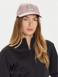 EA7 Emporio Armani Czapka z daszkiem 280044 4F100 27372 Różowy. Czerwone czapki damskie EA7 Emporio Armani, bez wzorów, z materiału. Za 159.99 zł.