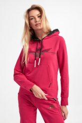 Bluza damska z kapturem AERONAUTICA MILITARE. Bluzy damskie Aeronautica Militare, s, bez wzorów, bez ramiączek, z kapturem. W wyprzedaży za 713.32 zł.