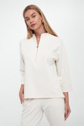 Bluza damska z modalu Tadita JOOP!. Bluzy damskie JOOP!, xl, bez wzorów, bez ramiączek, bez kaptura. W wyprzedaży za 532.35 zł.