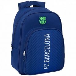Plecak Poliestrowy Crest. Niebieskie plecaki męskie FC BARCELONA, bez wzorów, sportowe. Za 300.99 zł.