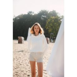 Bluza do jogi Moonholi Ivy Hoodie z kapturem. Brązowe bluzy damskie MOONHOLI, bez wzorów, sportowe, bez ramiączek, z kapturem. Za 399.00 zł.