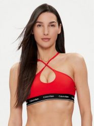 Calvin Klein Swimwear Góra od bikini KW0KW02426 Czerwony. Czerwone bikini Calvin Klein Swimwear, m, bez wzorów, z syntetyku. Za 199.99 zł.