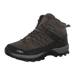 Buty trekkingowe męskie CMP Rigel Mid. Brązowe buty zimowe męskie CMP, bez wzorów, z materiału, bez obcasa, bez zapięcia. W wyprzedaży za 399.99 zł.