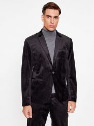 Guess Marynarka Fulham M3BN15 K54M0 Czarny Regular Fit. Czarne marynarki męskie Guess, m, z aplikacjami, z syntetyku, bez kołnierzyka, bez ramiączek. Za 479.99 zł.