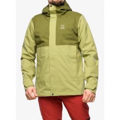 Kurtka membranowa męska Haglofs Koyal Proof Jacket. Zielone kurtki męskie Haglöfs, m, bez wzorów, sportowe, bez kaptura. W wyprzedaży za 641.80 zł.
