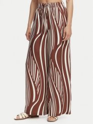 Seafolly Spodnie materiałowe Coastline 55541-PA Brązowy Wide Leg. Brązowe spodnie materiałowe damskie Seafolly, bez wzorów, z lyocellu. Za 639.99 zł.