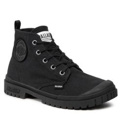 Trapery Palladium. Czarne trapery damskie Palladium, bez zapięcia. Za 229.99 zł.