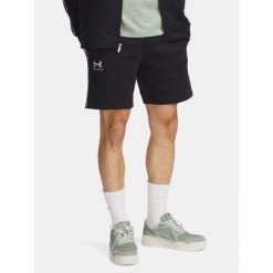 Spodenki Męskie Sportowe Under Armour Na Co Dzień Fleece Short Taping. Czarne buty sportowe męskie Under Armour, bez wzorów, bez zapięcia, na fitness i siłownię. Za 229.99 zł.