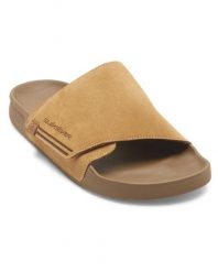Sandały wsuwane dla Mężczyzn RIVI Beżowy. Brązowe sandały męskie Quiksilver, bez wzorów, z gumy, bez zapięcia. Za 259.99 zł.