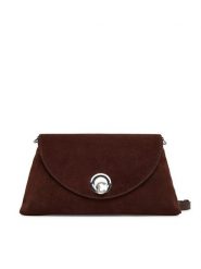 Coccinelle Torebka Toc Coccinellenikla Suede Bim E1 TOC 12 01 01 Brązowy. Brązowe listonoszki damskie Coccinelle, bez wzorów, ze skóry, bez dodatków. Za 1,199.00 zł.