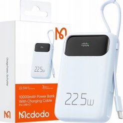 Powerbank Mcdodo Power Bank Mcdodo MC-3244 10000mAh, 22.5W, do C (niebieski). Niebieskie powerbanki Mcdodo. Za 90.41 zł.