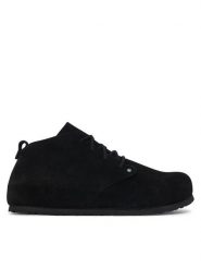 Birkenstock Trzewiki Dundee 1032815 Czarny. Czarne botki męskie Birkenstock, bez wzorów, ze skóry, bez obcasa, bez zapięcia. Za 849.99 zł.