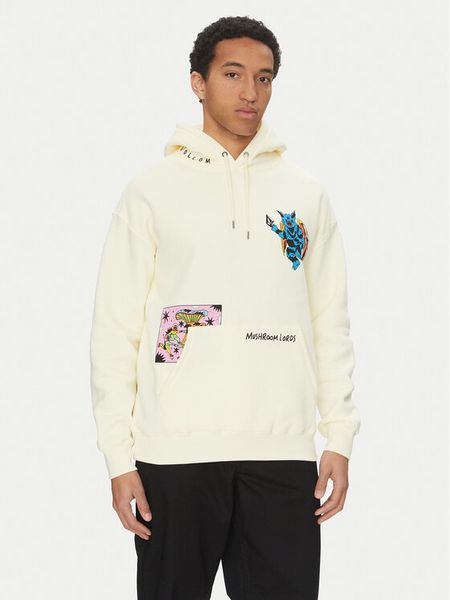 Volcom Bluza Bob Mollema 2 A4112506 Beżowy Loose Fit. Brązowe bluzy męskie Volcom, m, bez wzorów, z bawełny, bez ramiączek, bez kaptura. Za 219.99 zł.