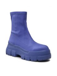 Jenny Fairy Botki LS5851-01 Fioletowy. Fioletowe botki damskie Jenny Fairy, bez wzorów, z materiału, bez obcasa, na płaskiej podeszwie, bez zapięcia. Za 109.98 zł.