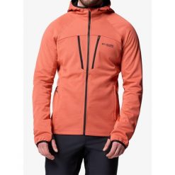 Kurtka Columbia Arctic Crest Bonded Full Zip. Czerwone kurtki sportowe męskie Columbia, xl, bez wzorów, z softshellu, bez kaptura, wspinaczkowe. Za 372.69 zł.