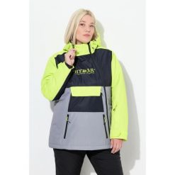 Damskie Kurtka HYPRAR Performance wodoodporna dwukierunkowy zamek błyskawiczny. Szare kurtki sportowe damskie Ulla Popken, na zimę, plus size, bez wzorów, z materiału, bez ramiączek, bez kaptura, narciarskie. Za 849.99 zł.