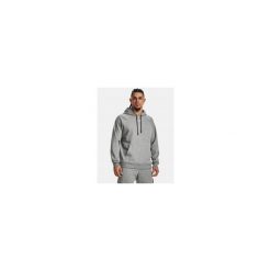 Bluza Męska Z Kapturem Nierozpinana Under Armour Rival Fleece Hoodie. Szare bluzy męskie Under Armour, m, bez wzorów, sportowe, bez ramiączek, z kapturem. W wyprzedaży za 152.15 zł.
