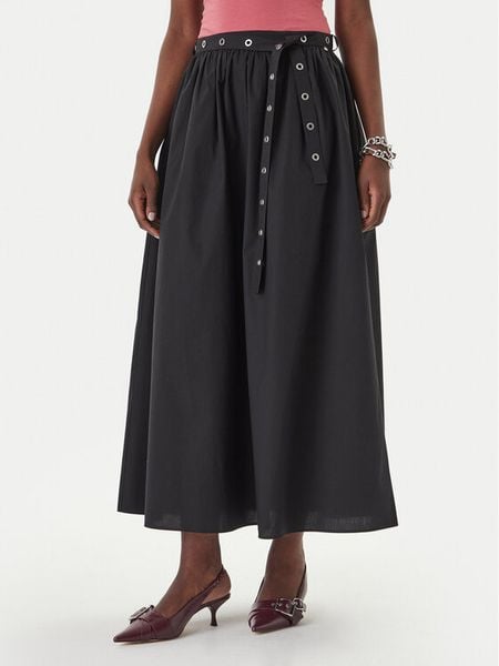 BOSS Spódnica maxi C_Vidol 50559088 Czarny Regular Fit. Czarne spódnice damskie Boss, bez wzorów, z bawełny, maxi. Za 495.99 zł.