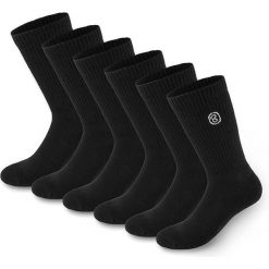 BRUBAKER skarpety sportowe 6 par unisex oddychające retro - Czarny. Białe skarpetki damskie X2, bez wzorów. Za 122.99 zł.