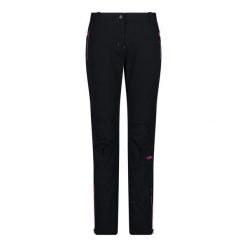 Spodnie damskie turystyczne CMP 34T2216. Czarne spodnie dresowe damskie CMP, bez wzorów, sportowe, długie. Za 425.00 zł.