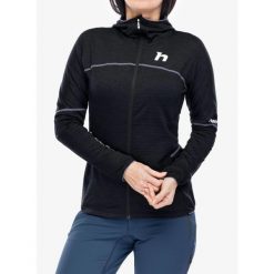 Bluza z kapturem damska Hannah Meda Hoody. Czarne bluzy damskie Hannah, na zimę, xl, bez wzorów, sportowe, bez ramiączek, z kapturem. Za 256.99 zł.