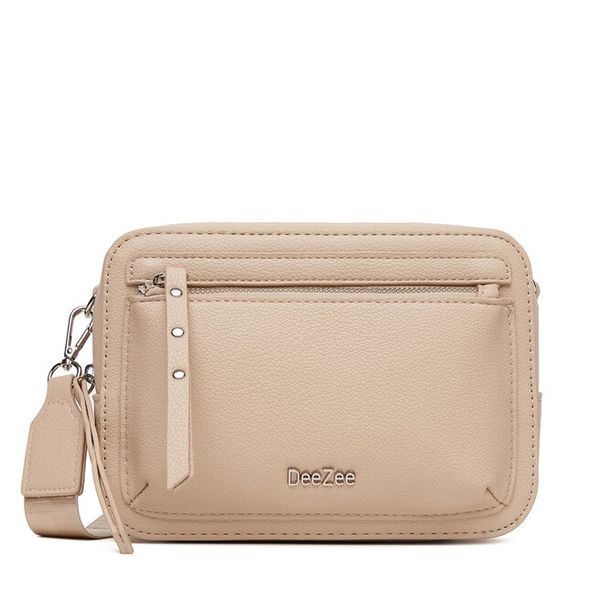 Torebka DeeZee. Brązowe listonoszki damskie DeeZee, bez wzorów, bez dodatków. Za 129.99 zł.