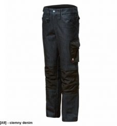RIMECK - ADLER - - Jeansy robocze męskie, g/m, % bawełna, Cordura ciemny denim 48 long. Spodnie sportowe męskie RIMECK, m, bez wzorów, z bawełny. Za 193.72 zł.