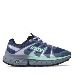 Buty do biegania Inov-8. Niebieskie obuwie sportowe damskie Inov-8, bez wzorów, bez zapięcia, do biegania. Za 899.99 zł.