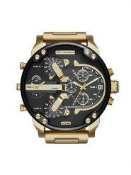 Diesel Zegarek Mr Daddy 2.0 DZ7333 Złoty. Żółte, analogowe zegarki męskie Diesel, bez wzorów, złote. Za 1,779.00 zł.