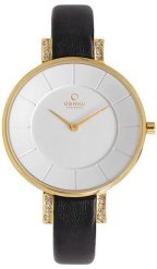 Zegarek damski Obaku Denmark V158LEGIRB czarny. Czarne zegarki damskie OBAKU. Za 403.20 zł.