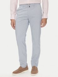 Pierre Cardin Chinosy C3 33730.1058 Błękitny Slim Fit. Niebieskie eleganckie spodnie męskie Pierre Cardin, bez wzorów, z bawełny. Za 309.99 zł.