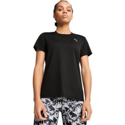 Koszulka Puma W Tad Essential Crew Tee, Kobiety. Czarne koszulki sportowe damskie Puma, bez wzorów, z poliesteru, bez ramiączek. Za 190.00 zł.