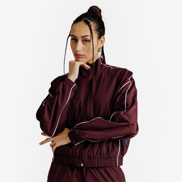 Bluza dresowa damska Heritage. Czarne bluzy damskie Decathlon, s, bez wzorów, z dresówki, retro, bez ramiączek, bez kaptura. Za 129.99 zł.