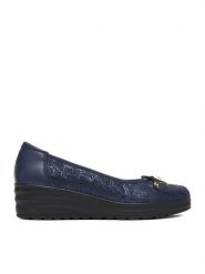 Go Soft Baleriny CEO-WI16-3243-02 Granatowy. Niebieskie balerinki damskie GO SOFT, bez wzorów, z materiału, bez obcasa, bez zapięcia. Za 199.99 zł.