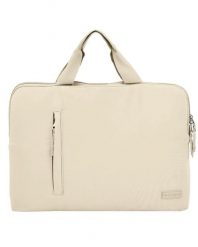 Torba na laptopa WINGS SOLENNE 15,6 cala BEIGE. Brązowe torby na laptopa damskie Wings, bez wzorów, z materiału. Za 79.90 zł.