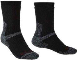 BRIDGEDALE Skarpety EXPLORER HEAVY MERINO E-XL ( 48+)-Czarny. Czarne skarpety męskie Bridgedale, bez wzorów, z elastanu. Za 100.70 zł.