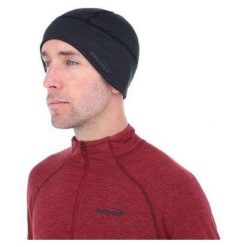 Czapka do biegania Inov-8 Running Beanie - black. Czarne czapki damskie Inov-8, bez wzorów, sportowe. Za 65.99 zł.