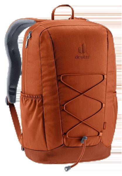 Plecak Deuter Gogo. Czerwone plecaki męskie Deuter, bez wzorów, z materiału. Za 238.98 zł.