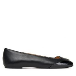 Baleriny Liu Jo. Czarne balerinki damskie Liu Jo, bez wzorów, bez obcasa, bez zapięcia. Za 539.99 zł.