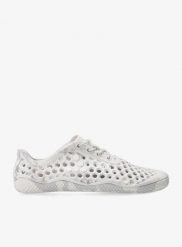 Buty barefoot damskie Vivobarefoot Ultra III. Białe obuwie trekkingowe damskie Vivobarefoot, z tworzywa sztucznego, bez zapięcia. Za 531.00 zł.